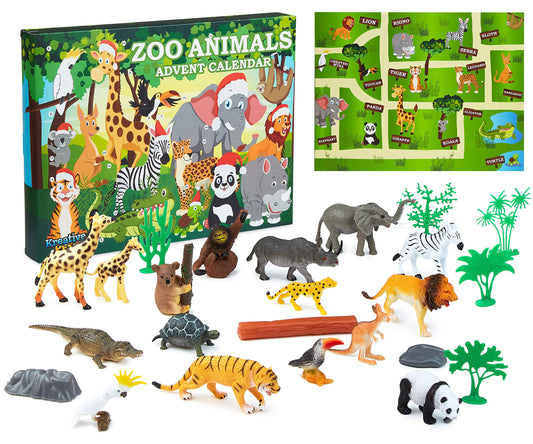 Zoo Animal Advent Calendar 2024